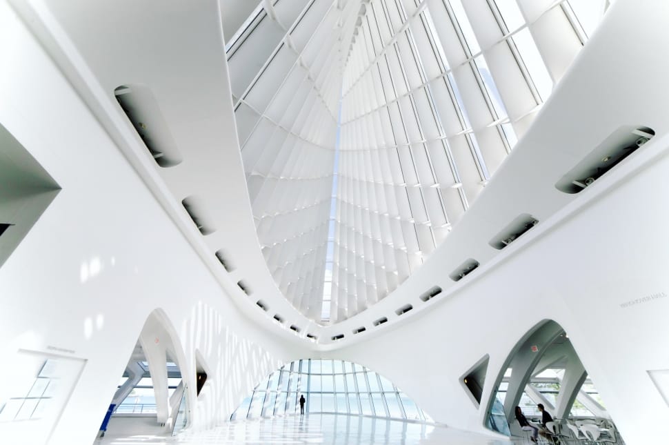 white concrete structures preview