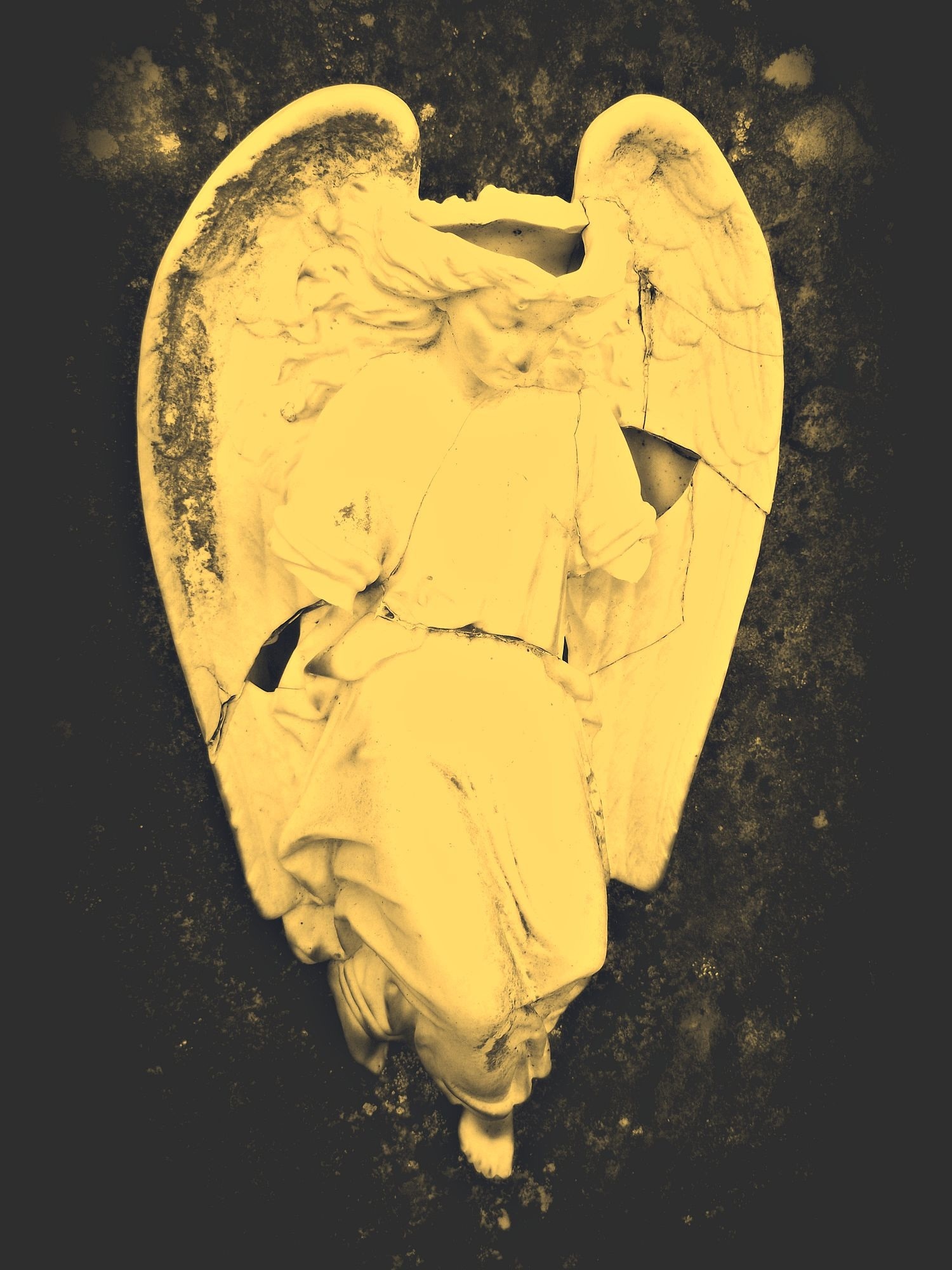 ceramic angel figurine