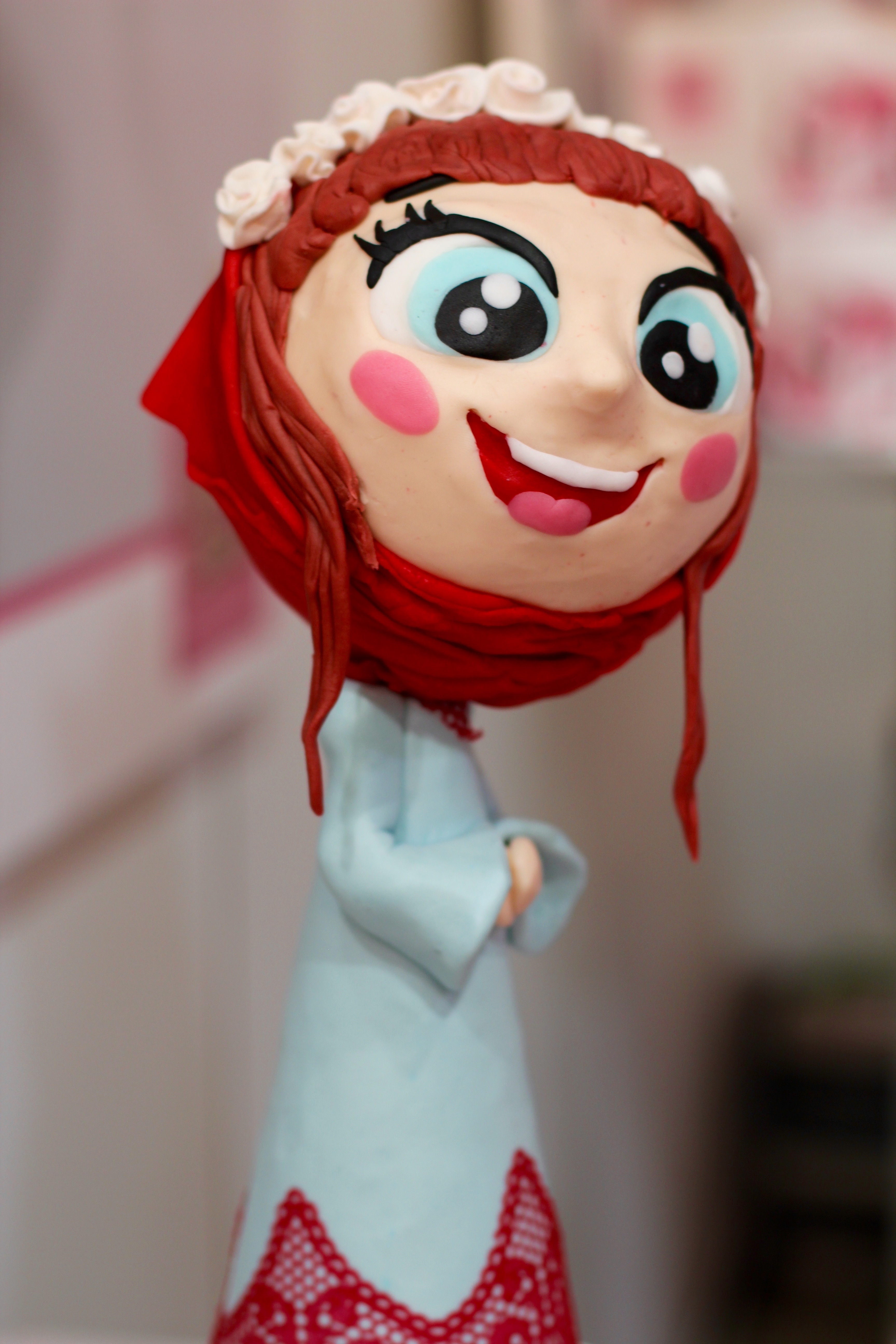 red haired female character toy