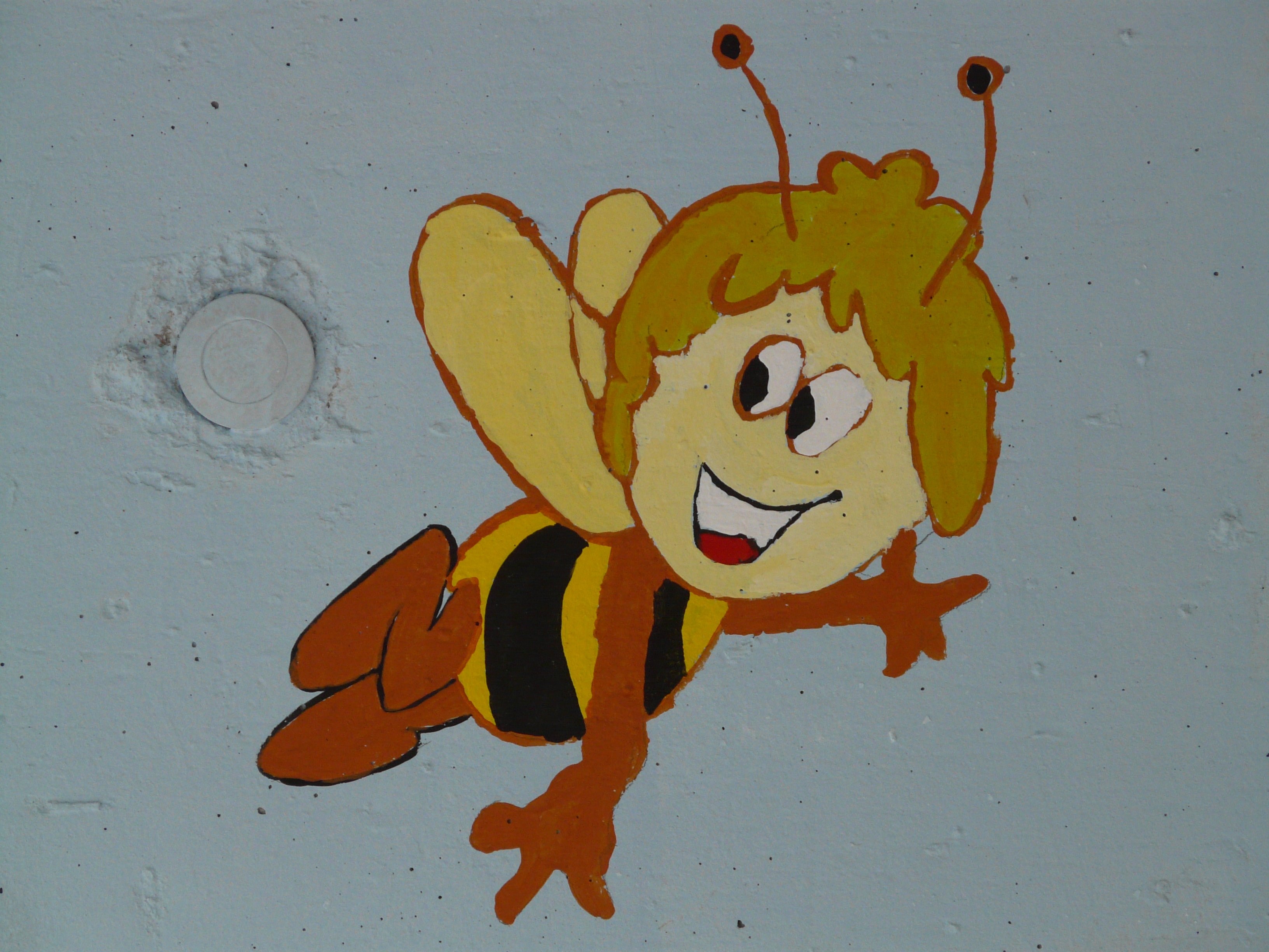 honey bee painting
