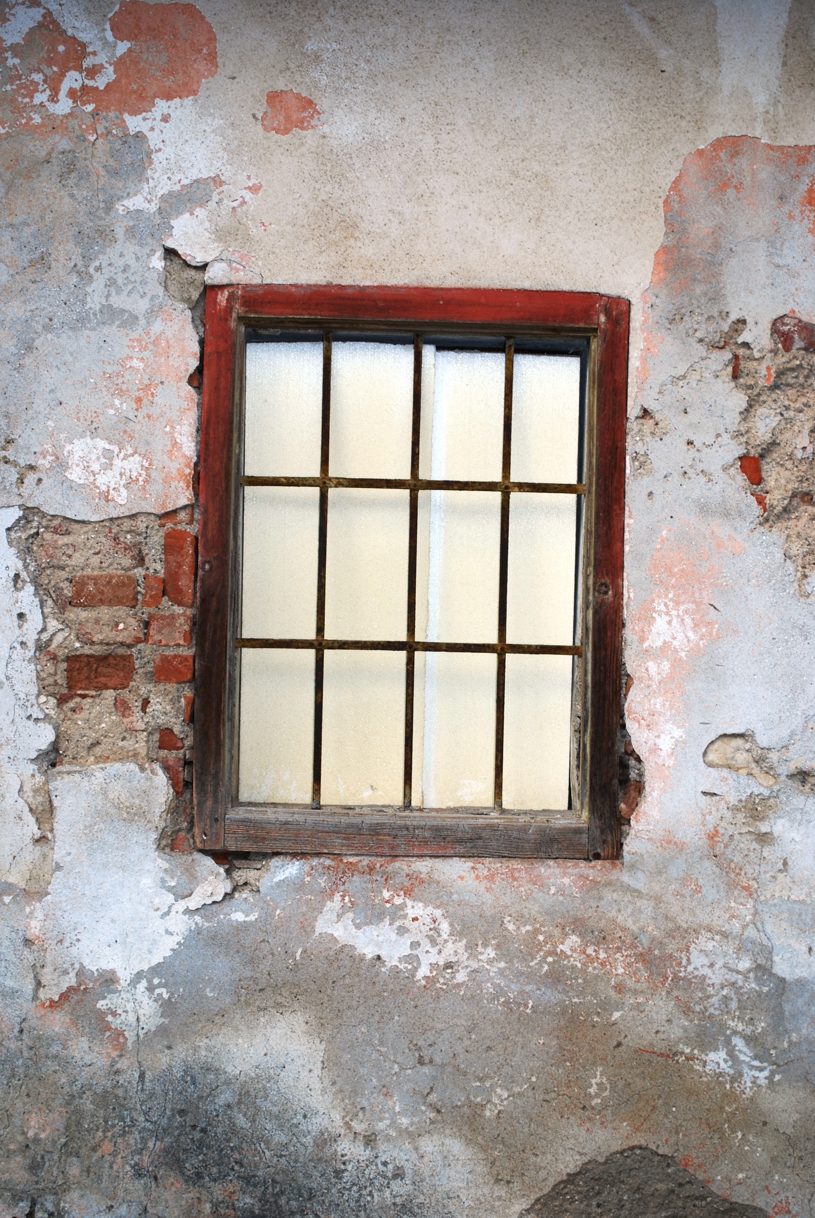 brown wooden framedsliding window