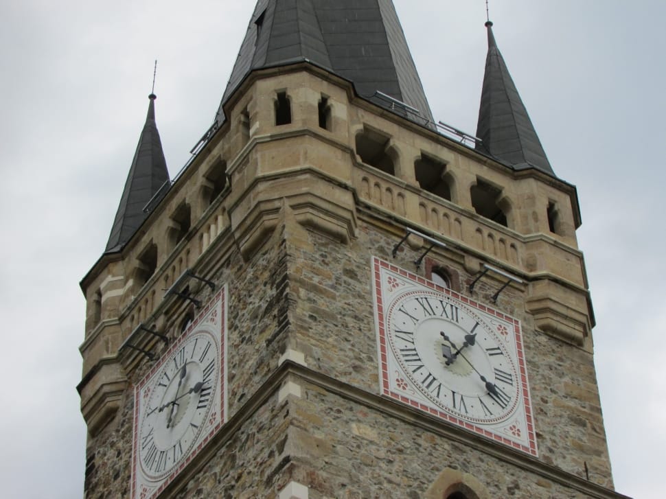 gray and brown clock tower preview