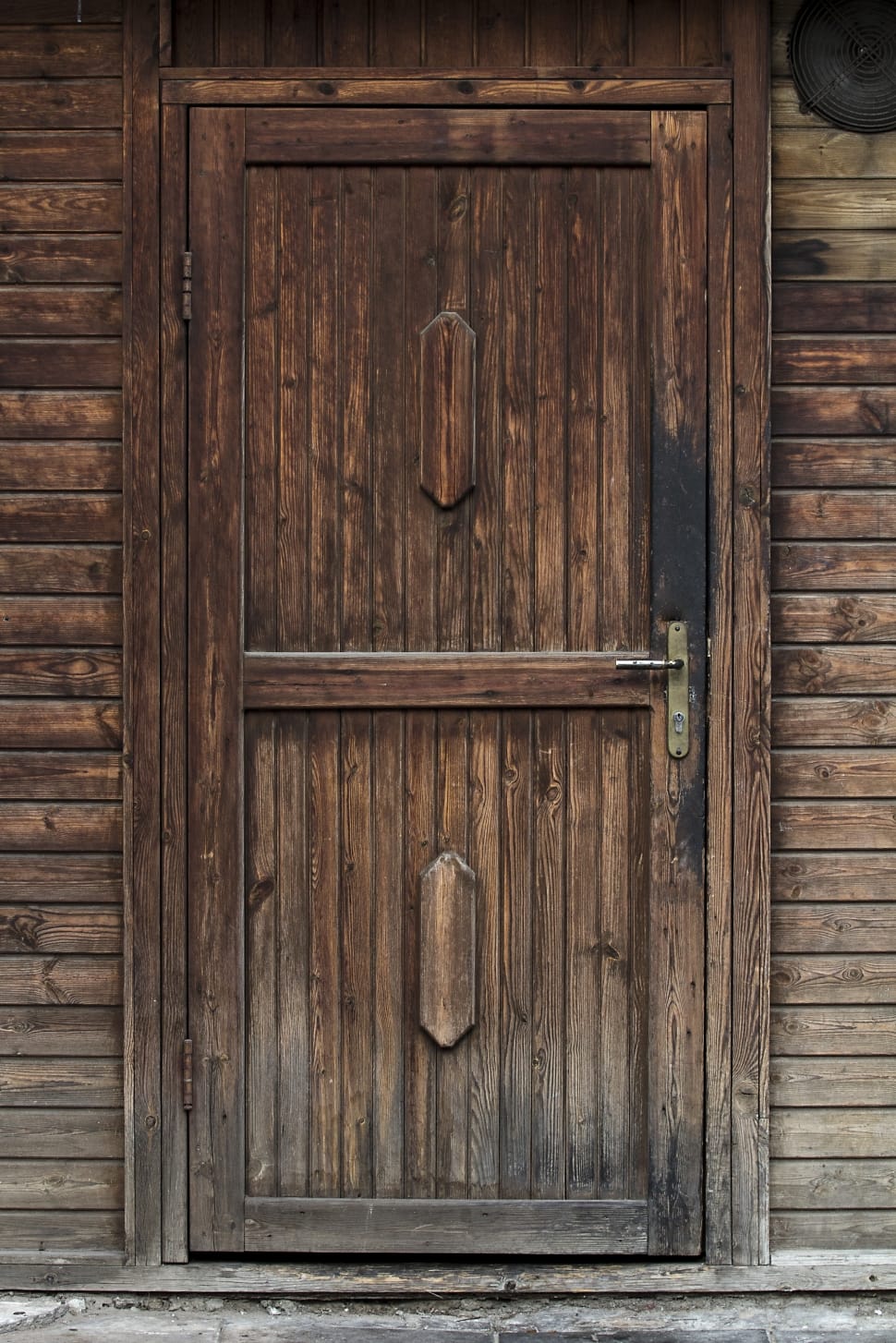 brown wooden door preview