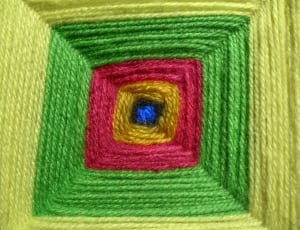 green red and yellow textile thumbnail