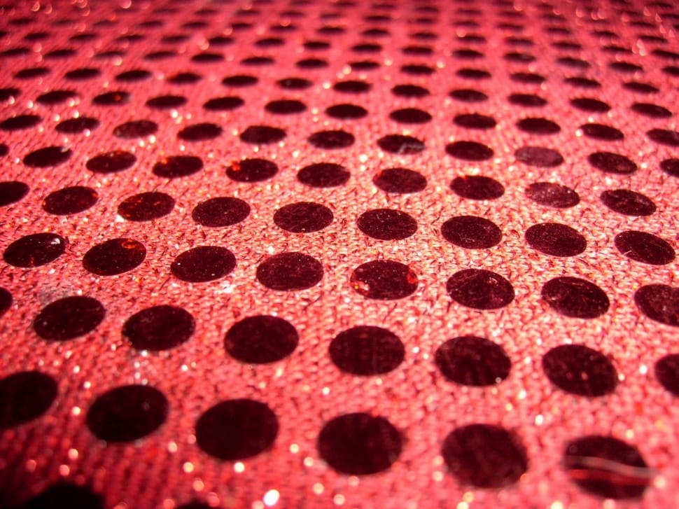 red dotted textile preview