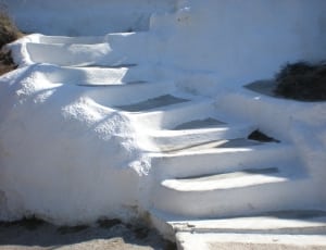 snow covered stair thumbnail