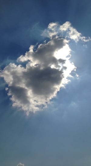 white clouds and blue sky thumbnail