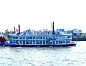 blue and white cruise ship thumbnail