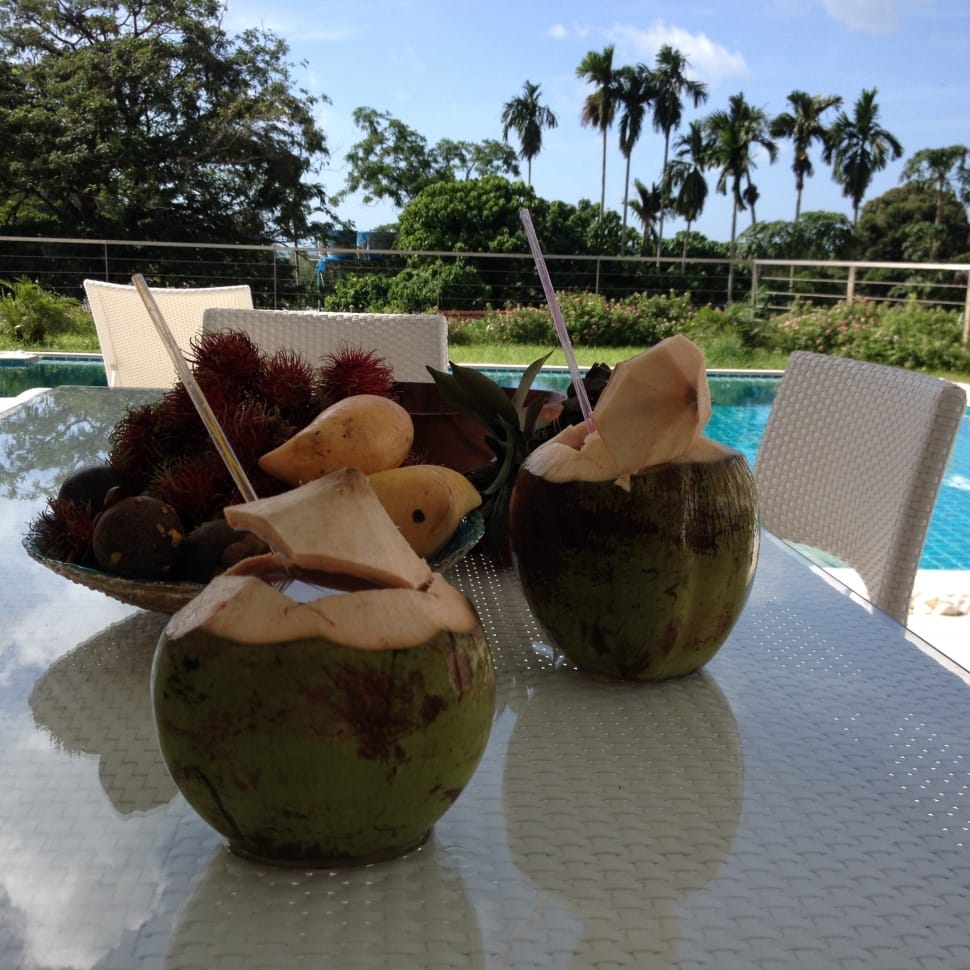 coconut fruit and rambutan preview