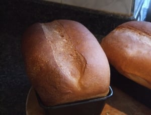 2 breads and black plastic container thumbnail