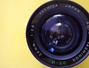 black yashica camera lens thumbnail