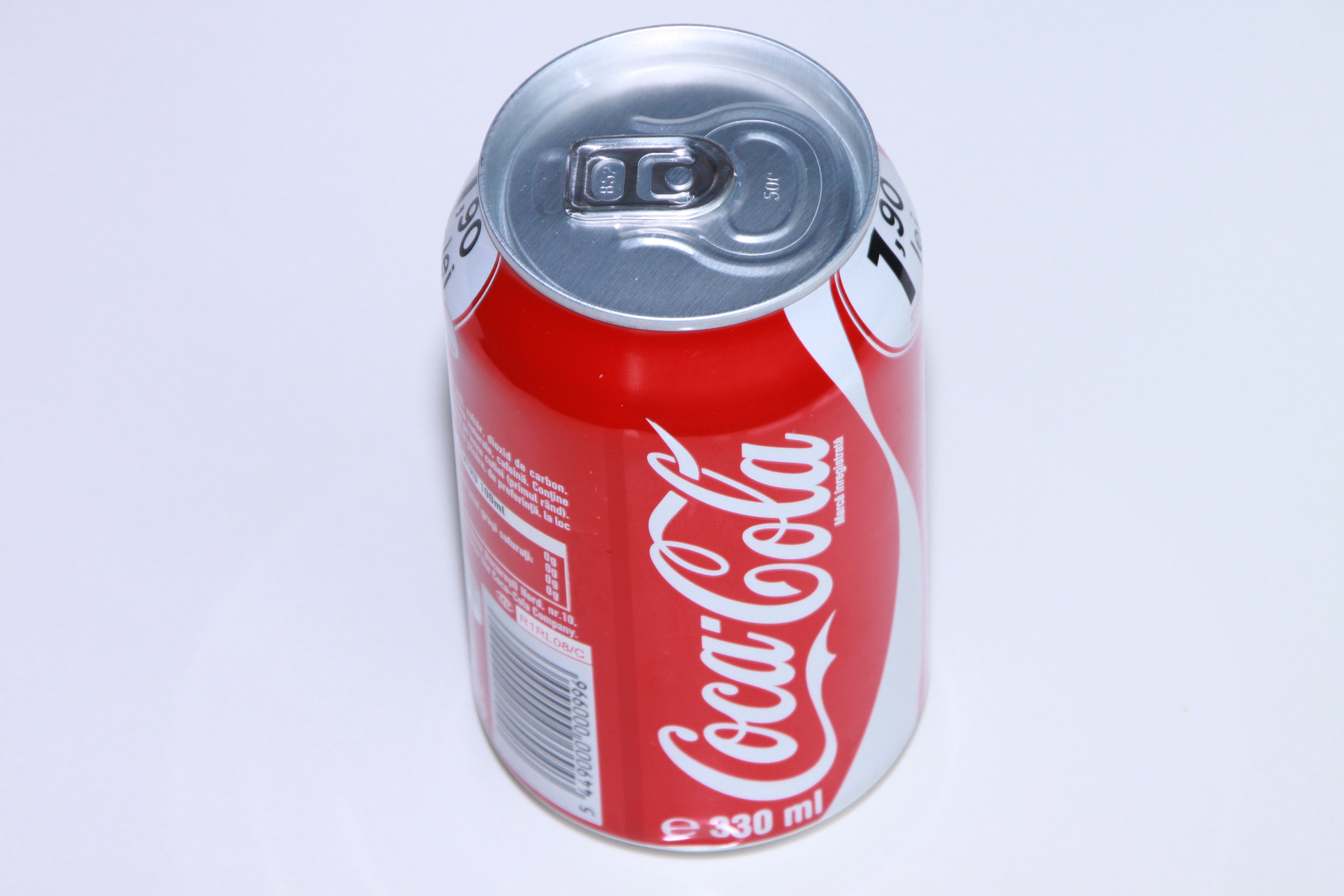 red coca-cola can
