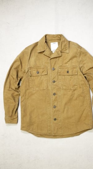 brown corduroy buttoned jacket thumbnail