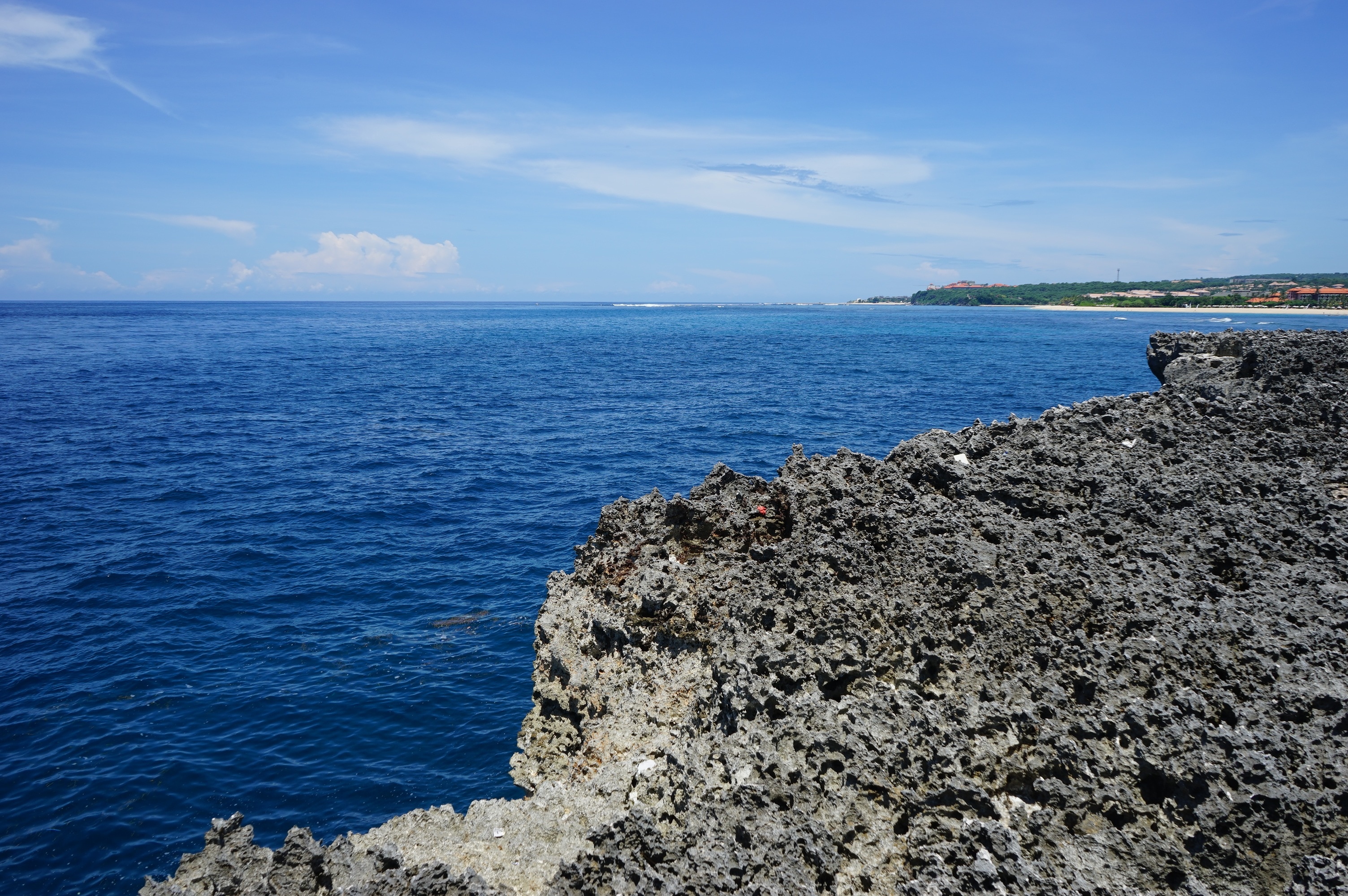 grey sea cliff
