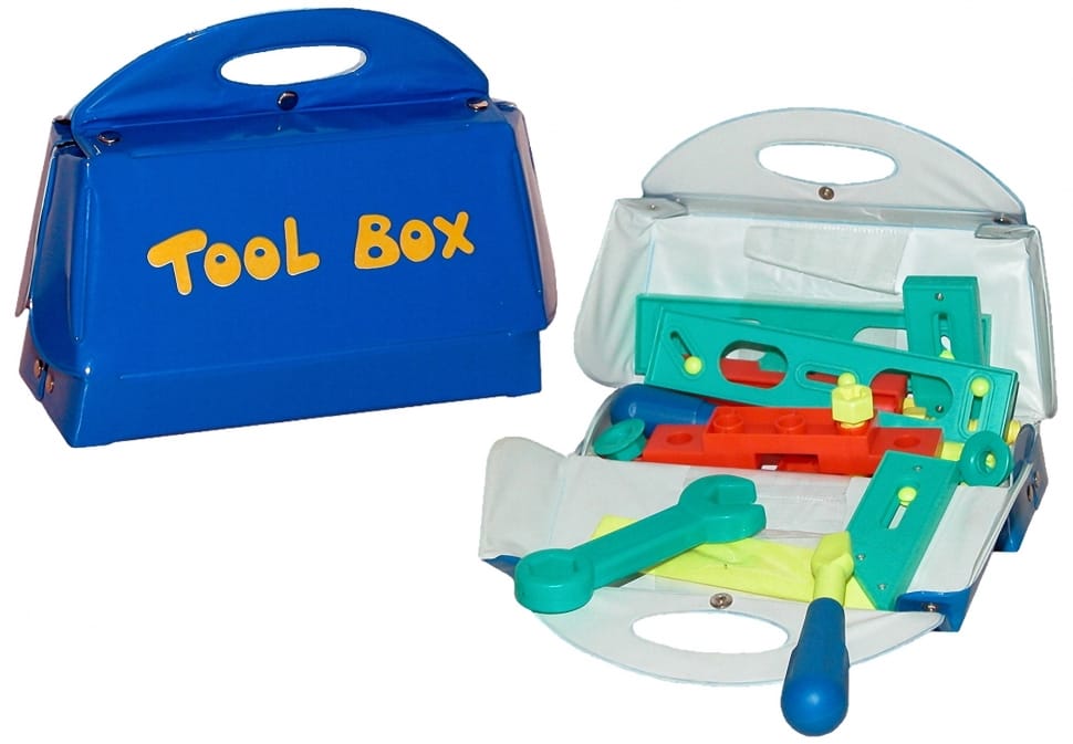 children's teal blue and red plastic toy preview