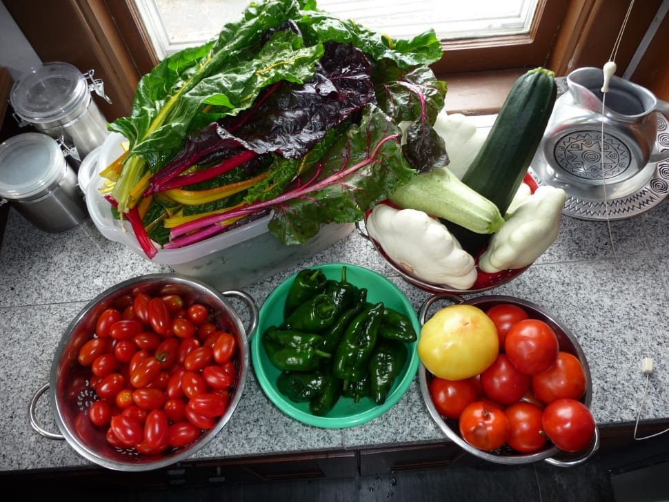 assorted vegetables and bell peppers preview