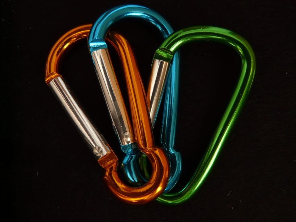 three carabiners preview