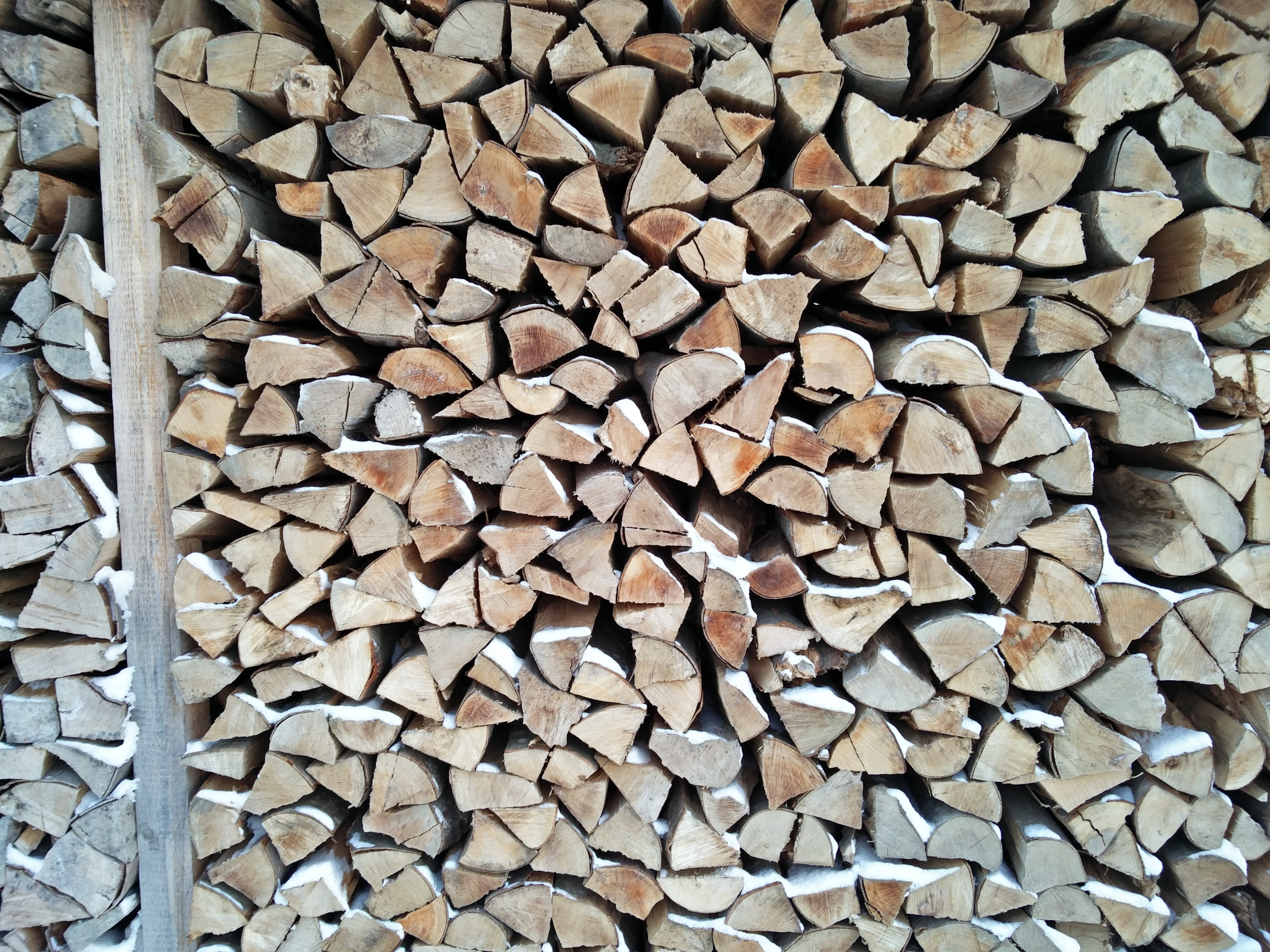 brow pile firewood
