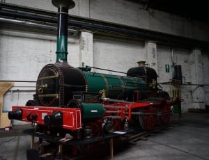 green black and red train thumbnail