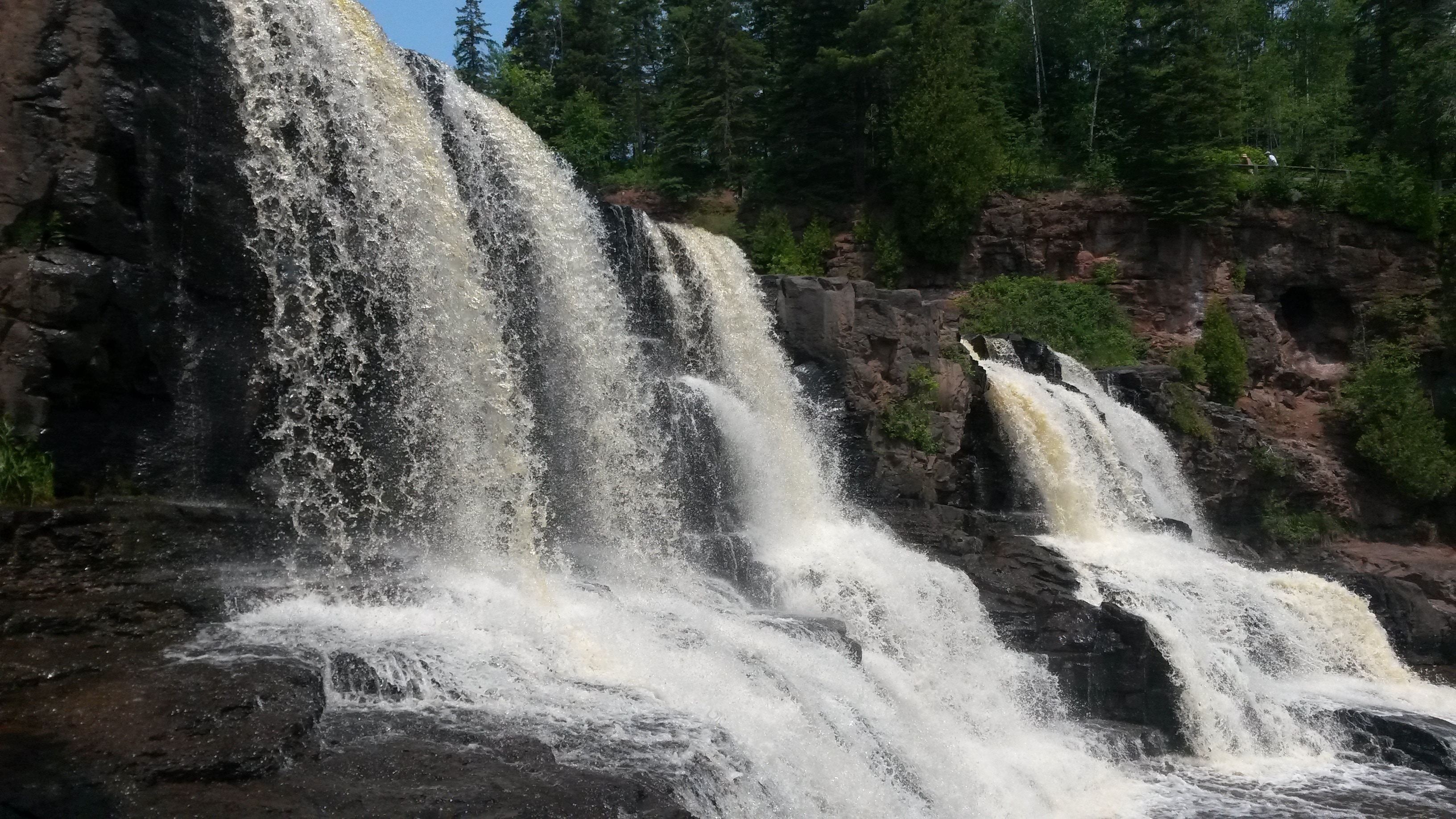 multi layered waterfalls