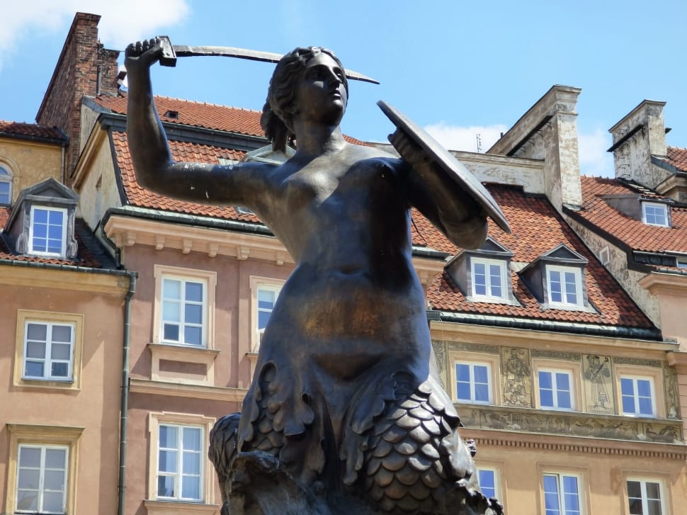 female bronze statue preview