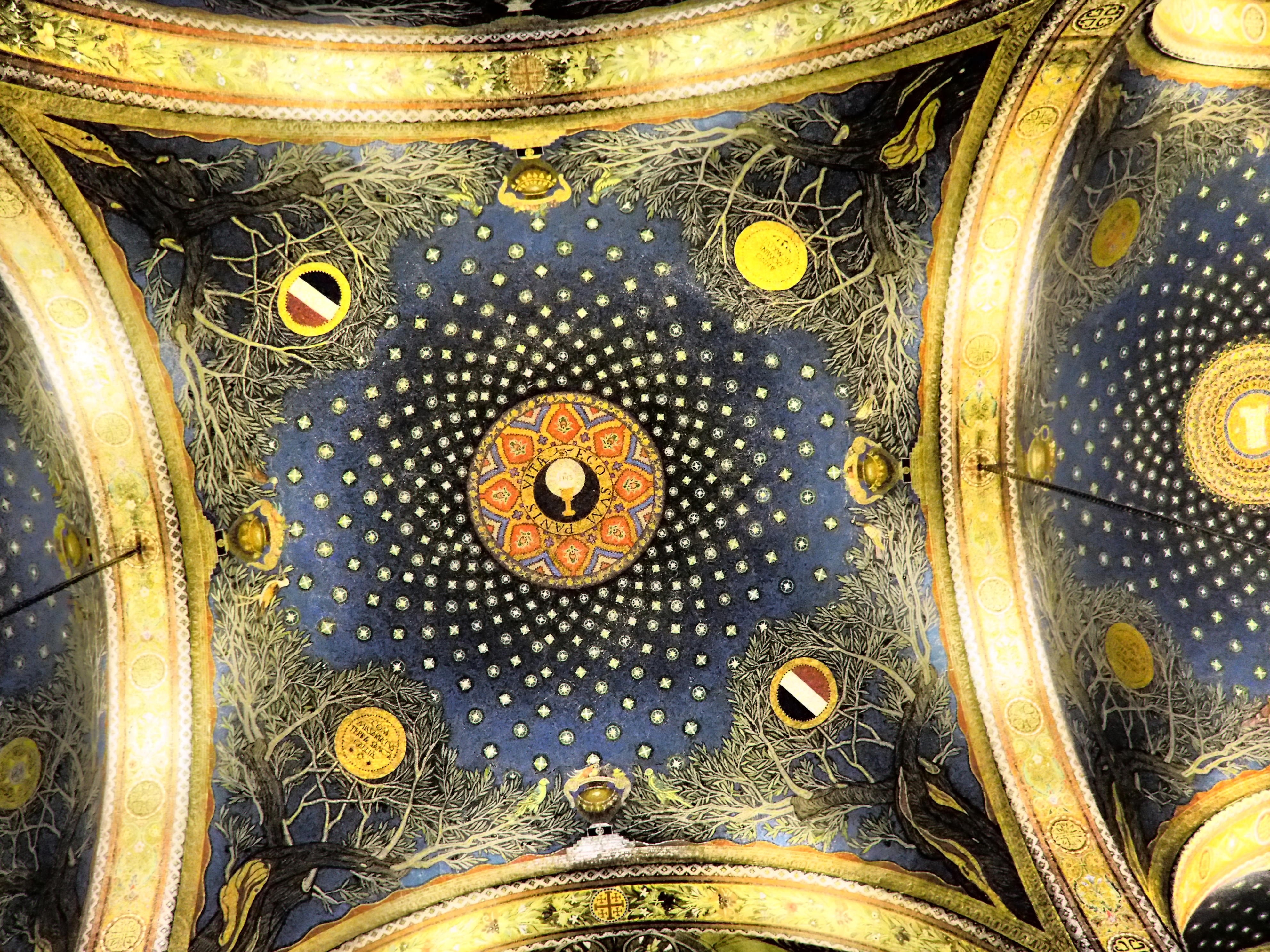 yellow dome ceiling