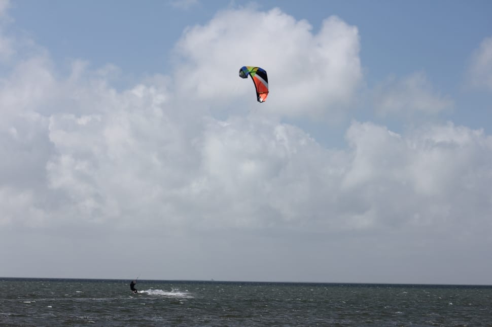 orange and green parasail preview