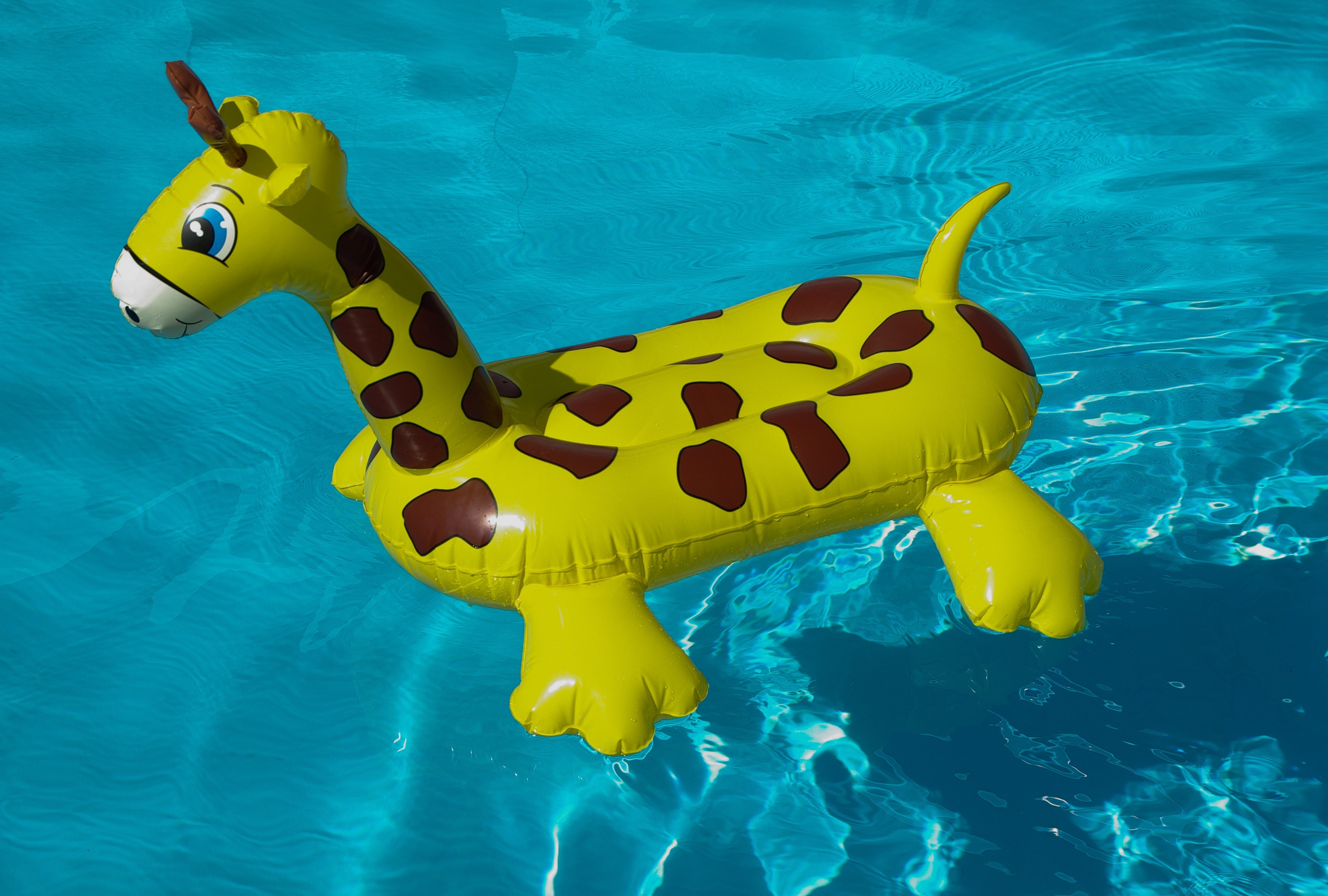 giraffe inflatable floater