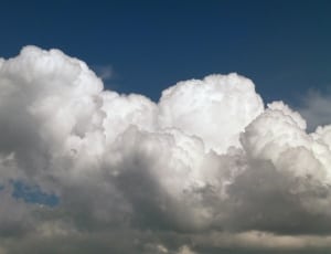white and blue cloudy sky thumbnail