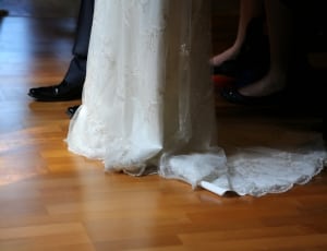 white lace wedding gown thumbnail