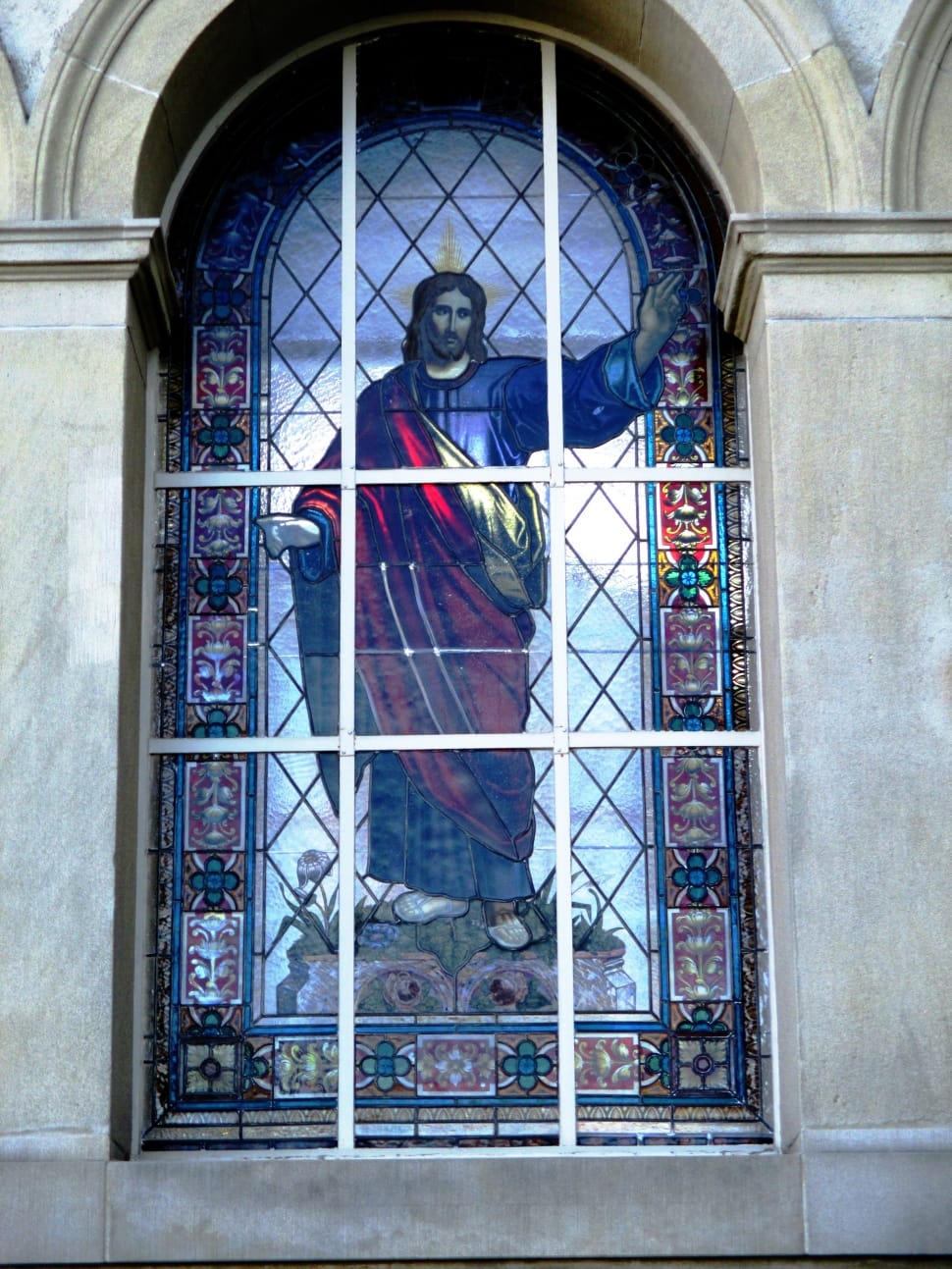 religious stained glass window preview
