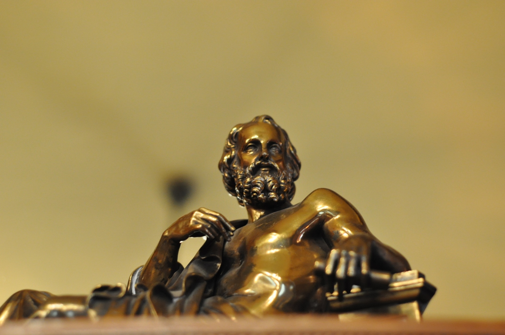 brass man figurine decor