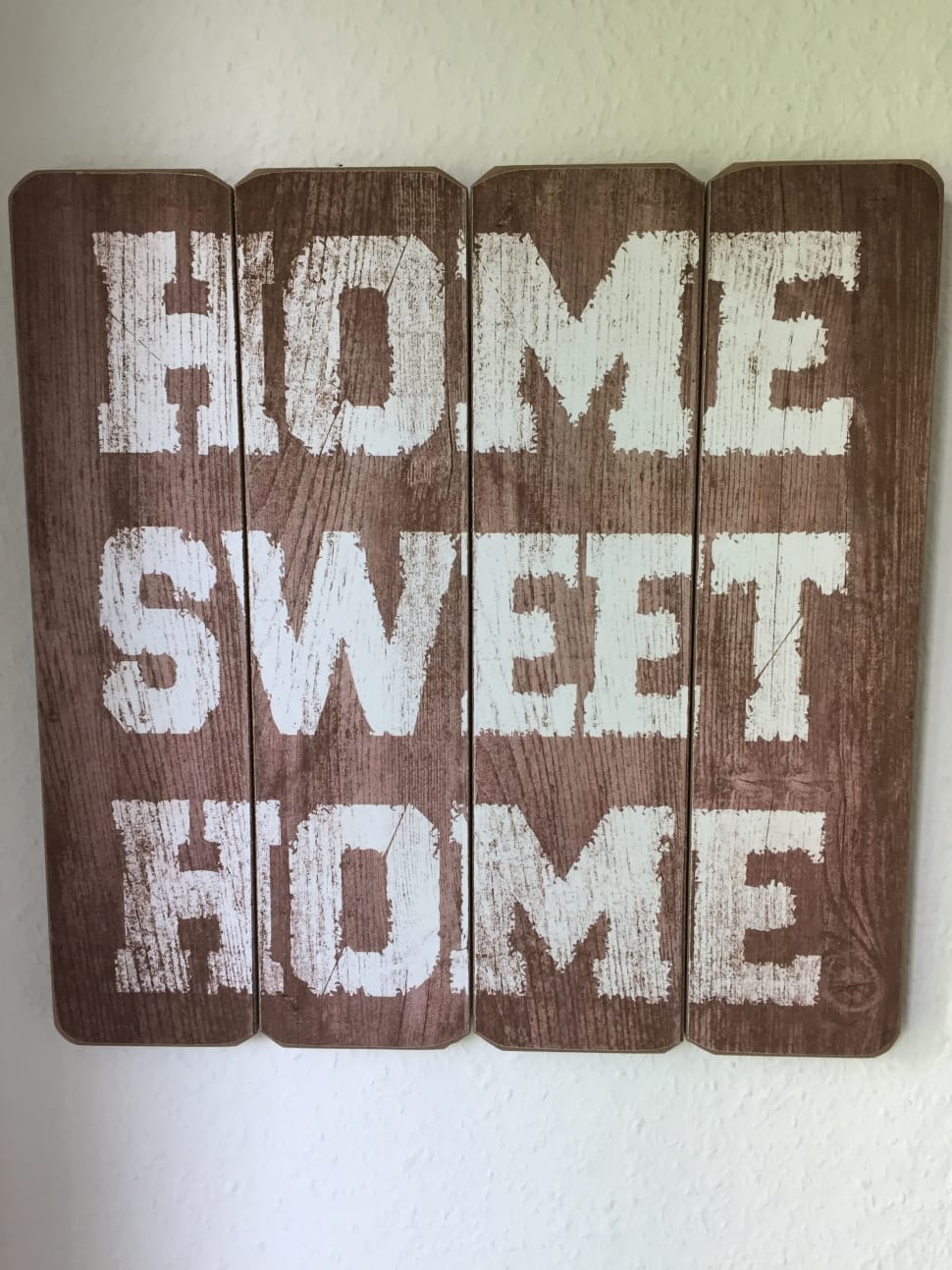 brown wooden home sweet home printed wall decor preview