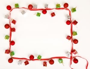 red white and green christmas decor thumbnail