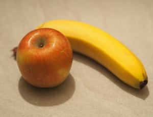 red apple and yellow banana thumbnail