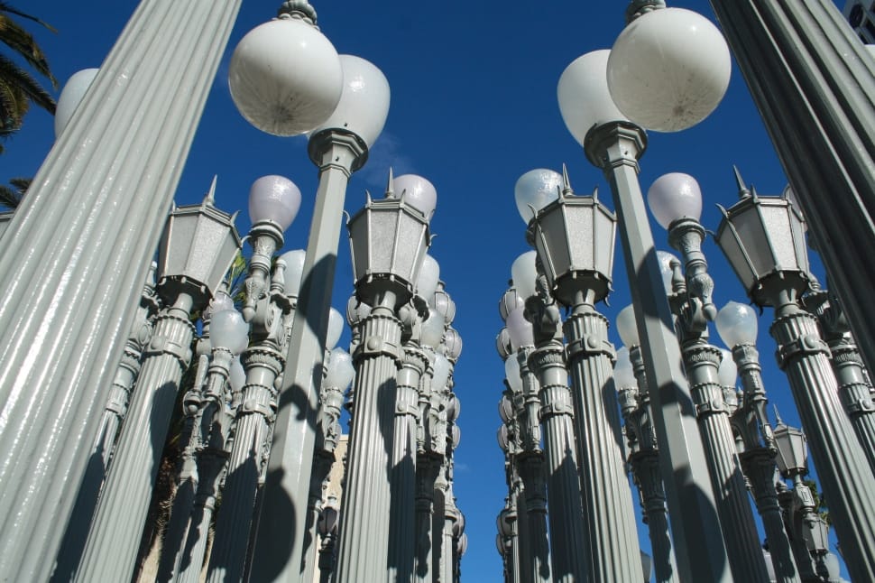 grey street lamps preview