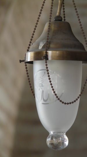 white and gold pendant lamp thumbnail