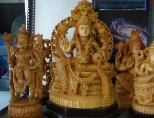 tan buddha statue figurines collection thumbnail