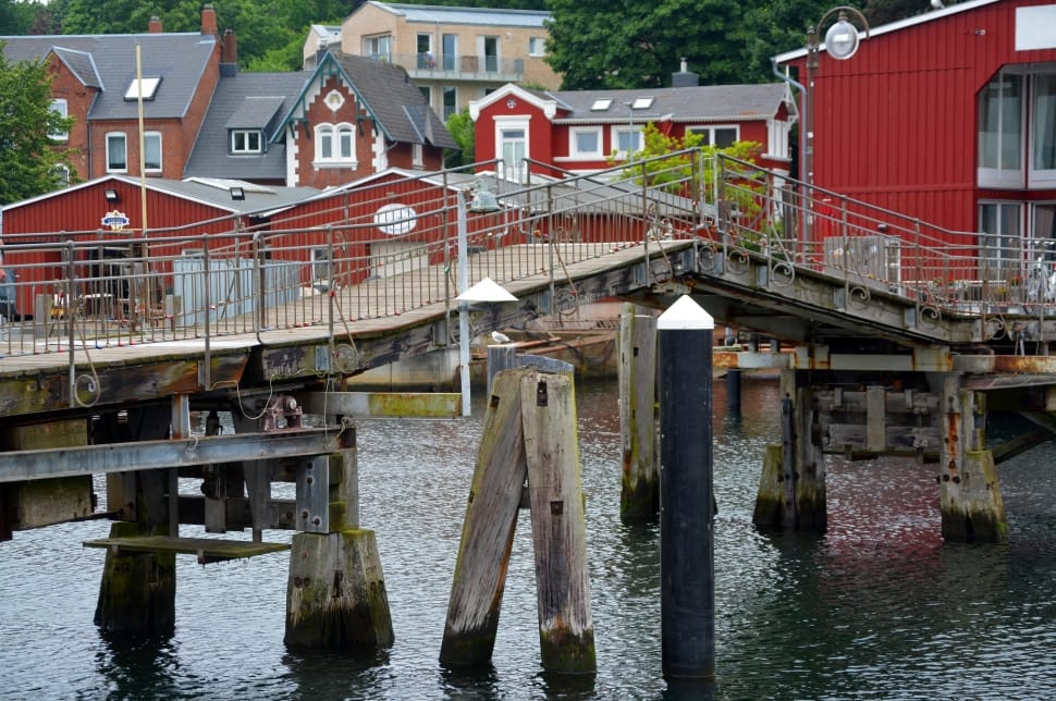 Bridge, Lift Bridge, Old, Web, architecture, water preview