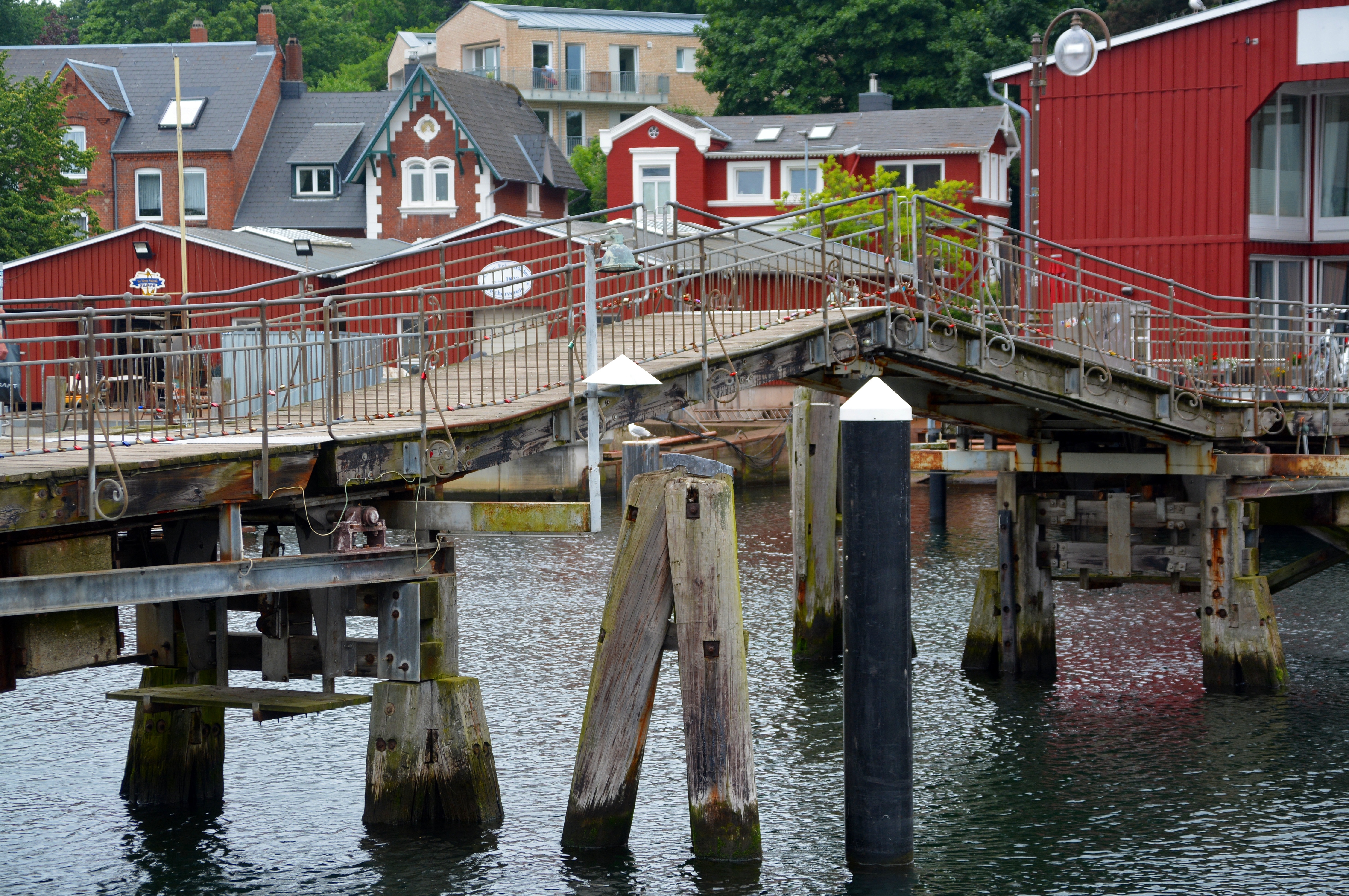 Bridge, Lift Bridge, Old, Web, architecture, water