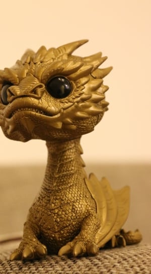 brass dragon figurine thumbnail