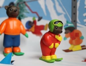 seal in red and yellow suit plastic toy thumbnail