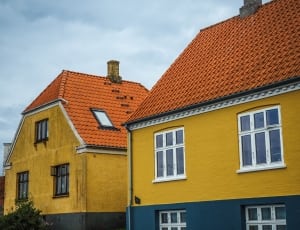 yellow and blue concrete houses thumbnail