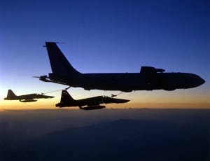 3 silhouette of airplanes thumbnail