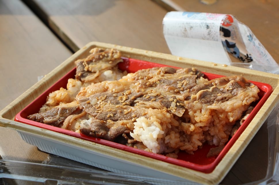 flavored food serve on tray preview