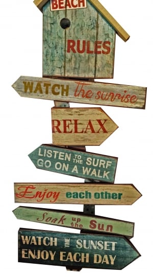 green and brown wooden signboards thumbnail