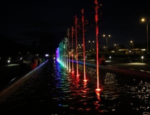 led lighted water fountain thumbnail