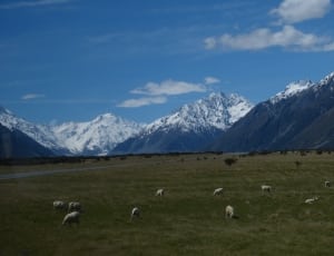 New Zealand, Nature, Landscape, mountain, mountain range thumbnail