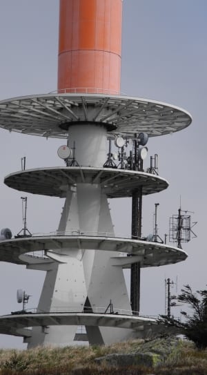 grey and orange satellite tower thumbnail