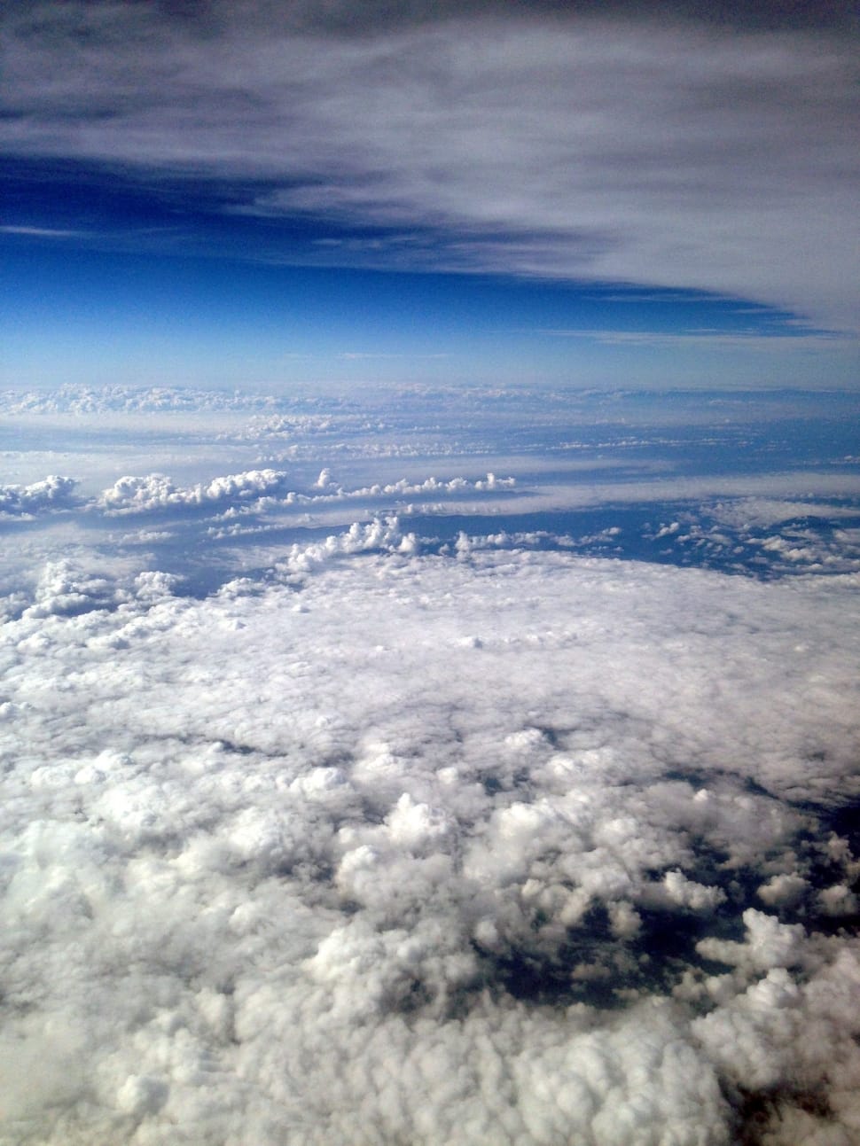 bird's eye view of clouds preview